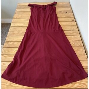 Vintage Eureka Sleeveless Long Gown Size 3XL Women’s Burgundy